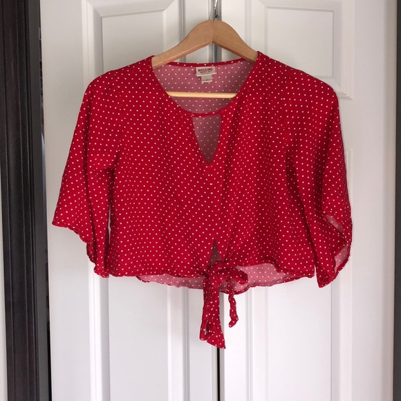 Mossimo Supply Co. Tops - Moving sale! Mossimo Tie Crop Top